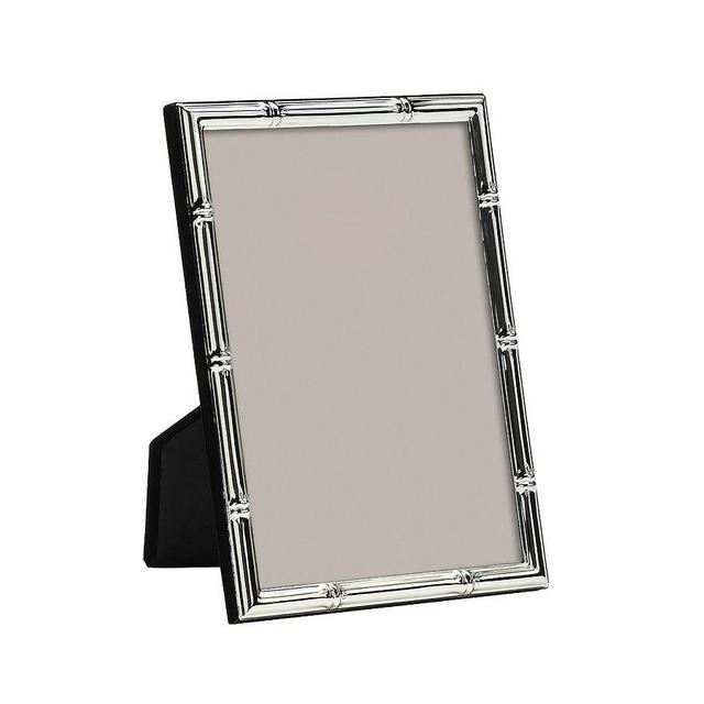 Silver Plated Bamboo Frame, 5"x 7"