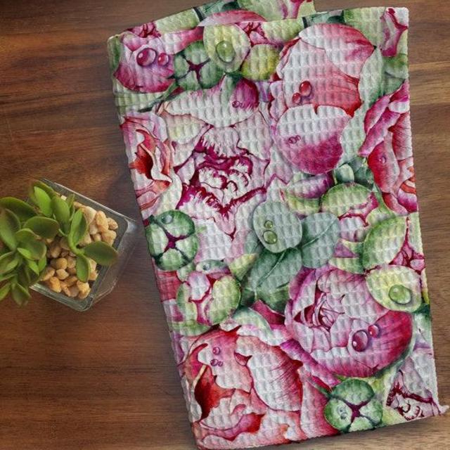 Peony Kitchen Towel