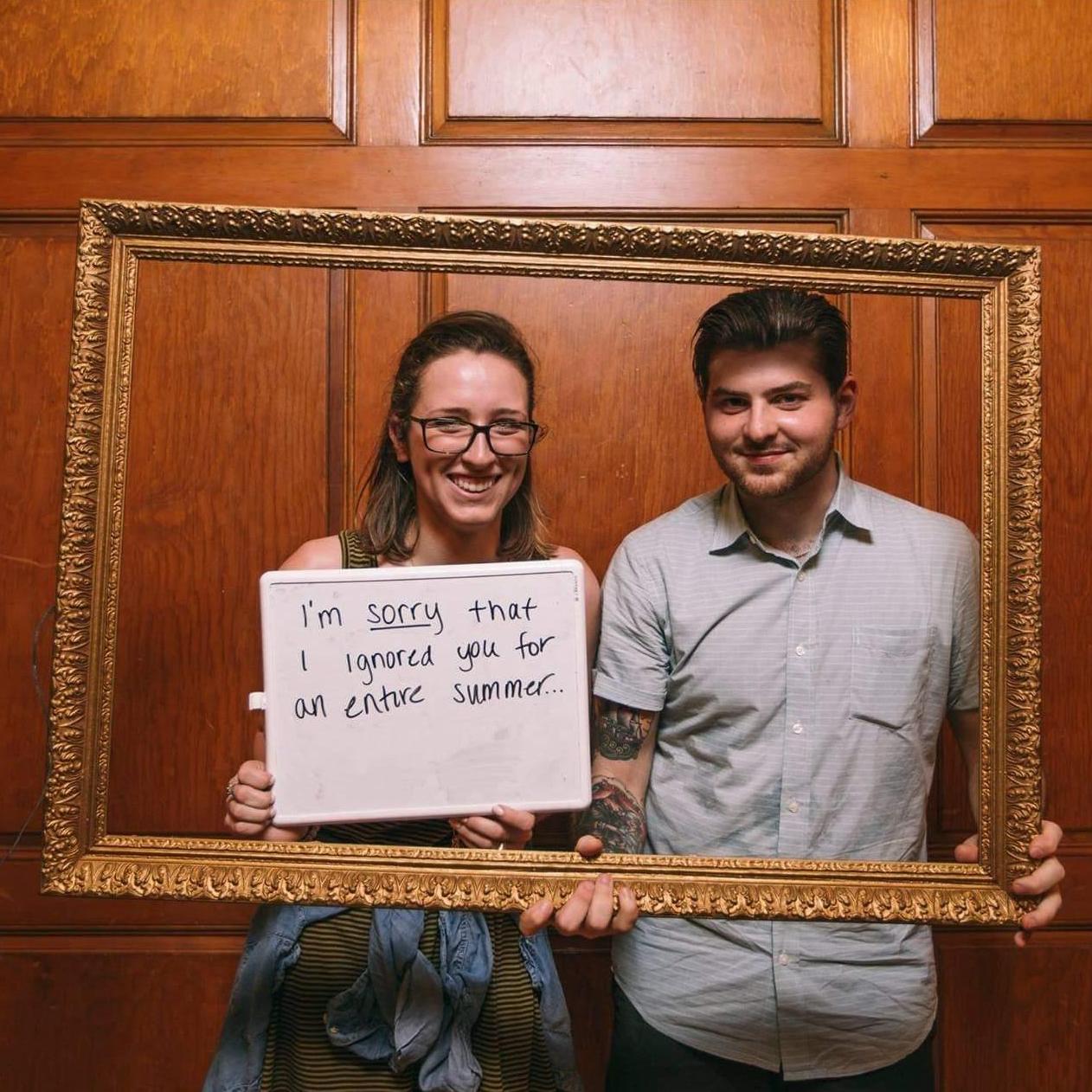 Our first picture together as a couple, after being friends for a few years
5/2016