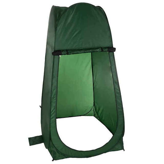 Portable Pop Up Pod- Instant Privacy, Shower & Changing Tent- Collapsible Outdoor Shelter for Camping, Beach & Rain with Carry Bag by Wakeman Outdoors