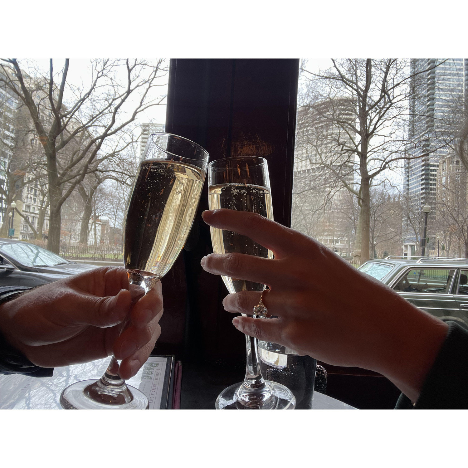 Parc brunch after the engagement