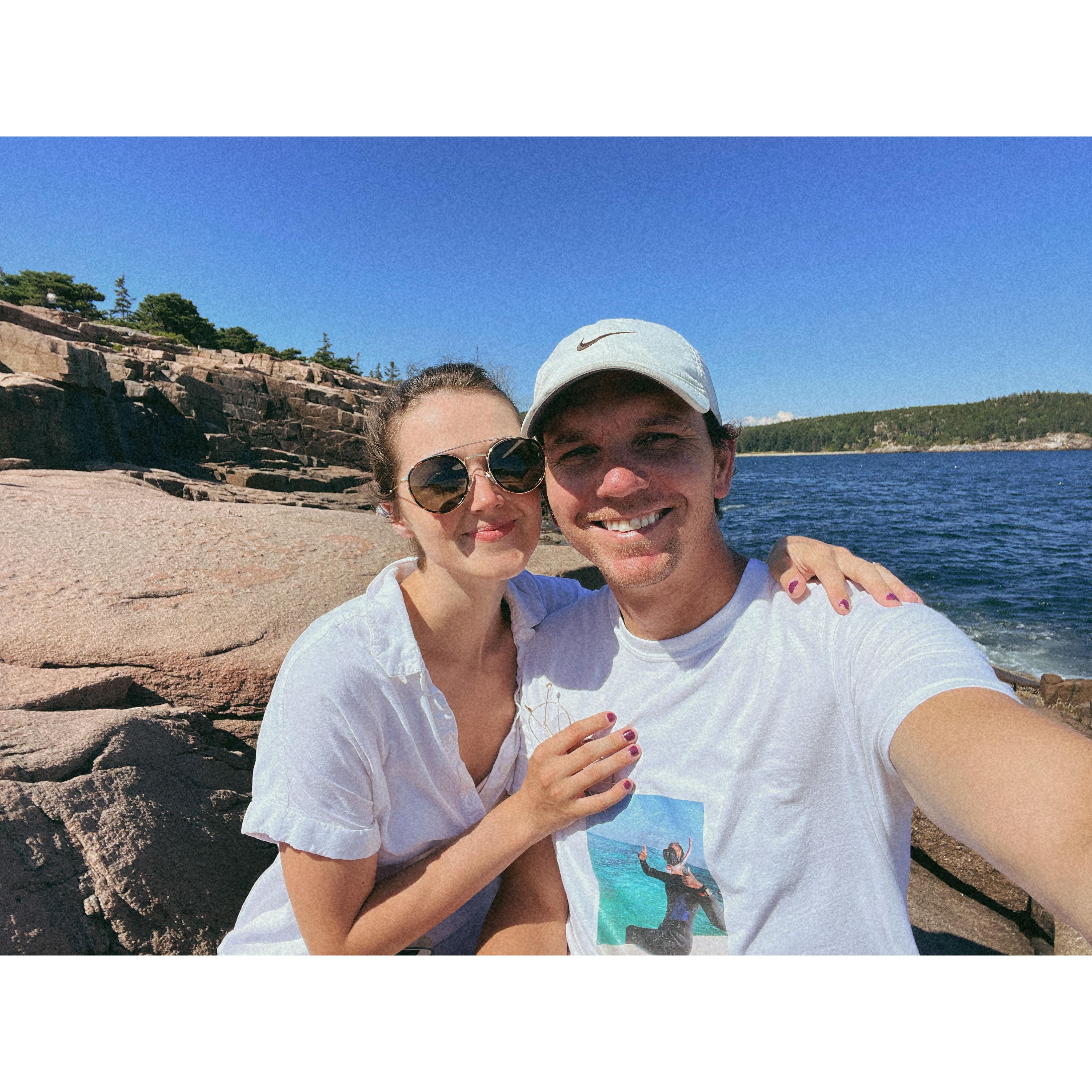 Bryce sharing her favorite place (Maine) with Stefan