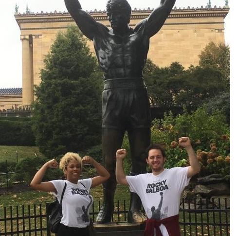 "Gonna fly now in Philly"