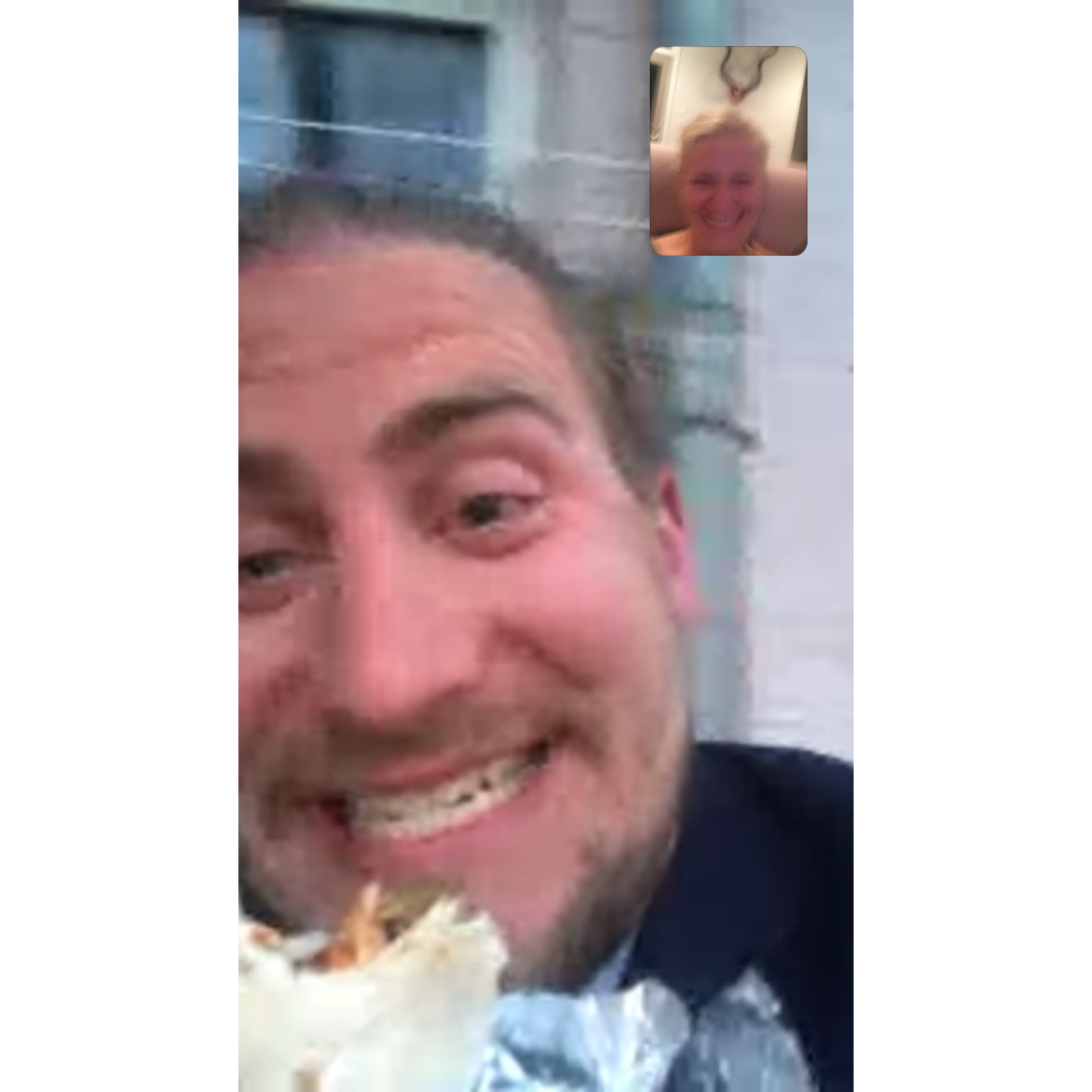 When in a long-distance relationship, you've got to make the best of every moment, even if it's on FaceTime. (May 2018)