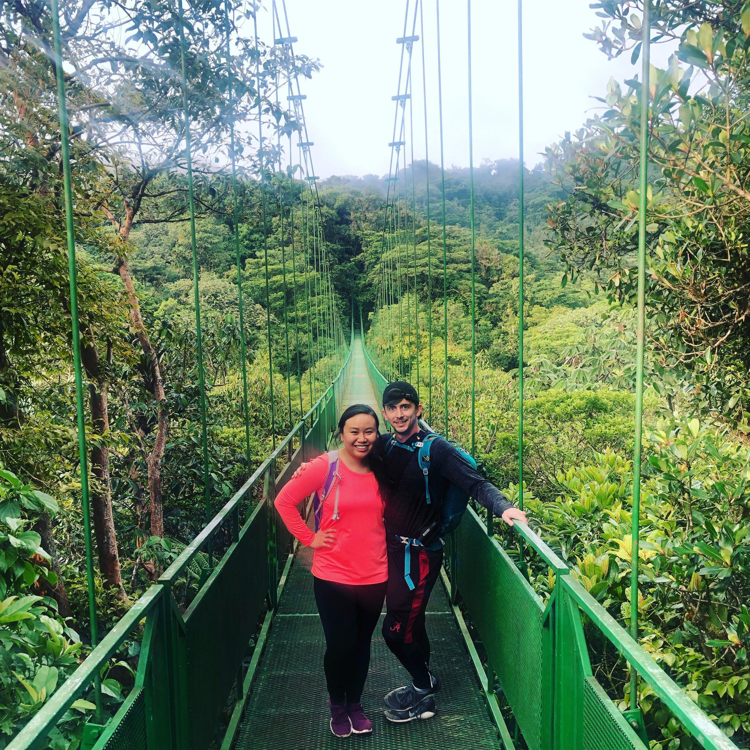 Hanging Bridges in the cloud forest in Costa Rica!