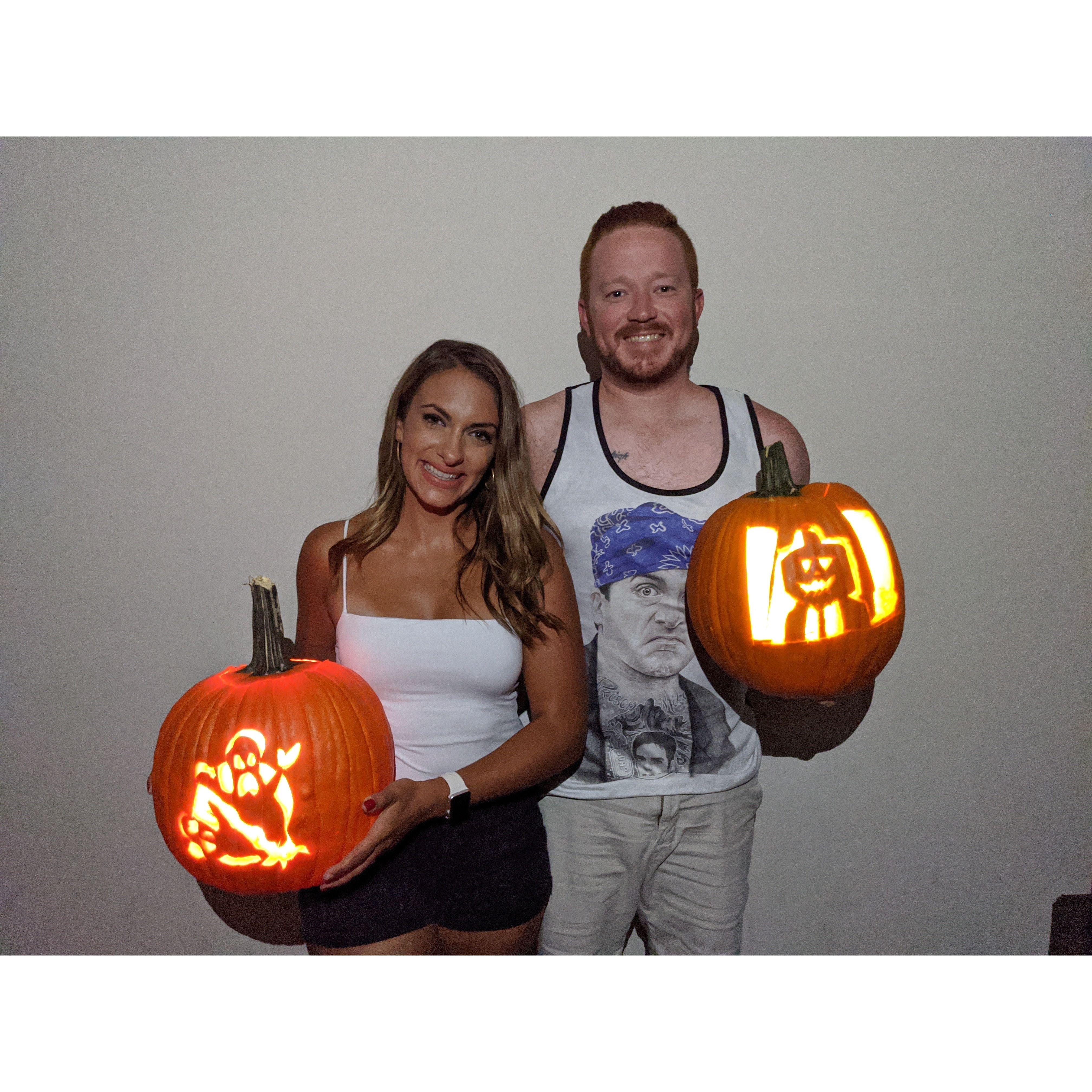 Our first Pumpkin Carving