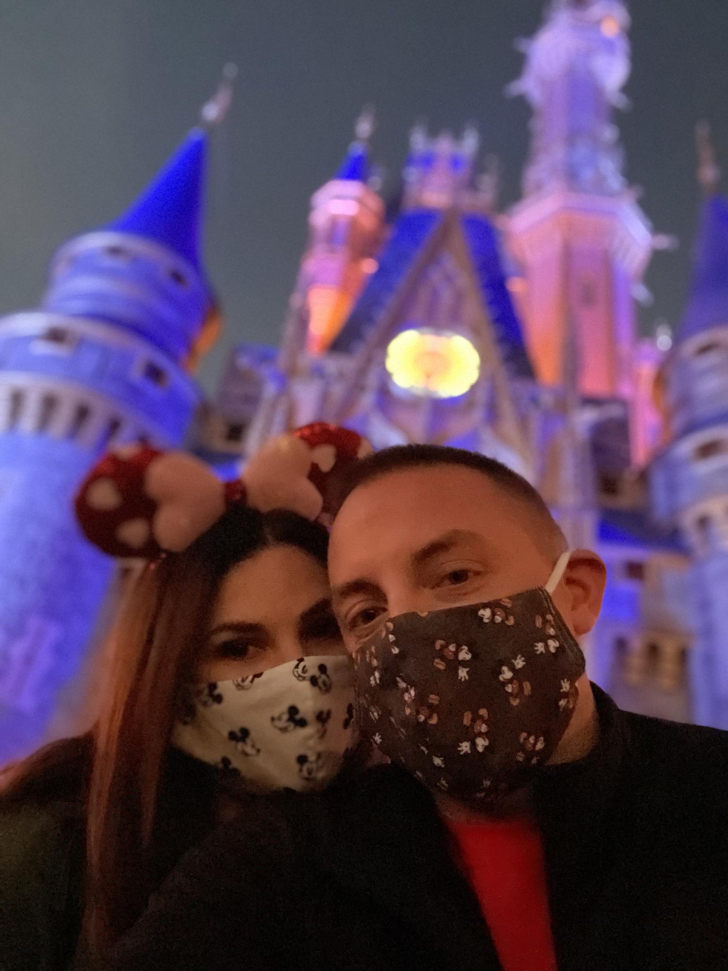 Our birthdays are only 3 days apart. So we went to Disneyworld (Vince's 1st time)