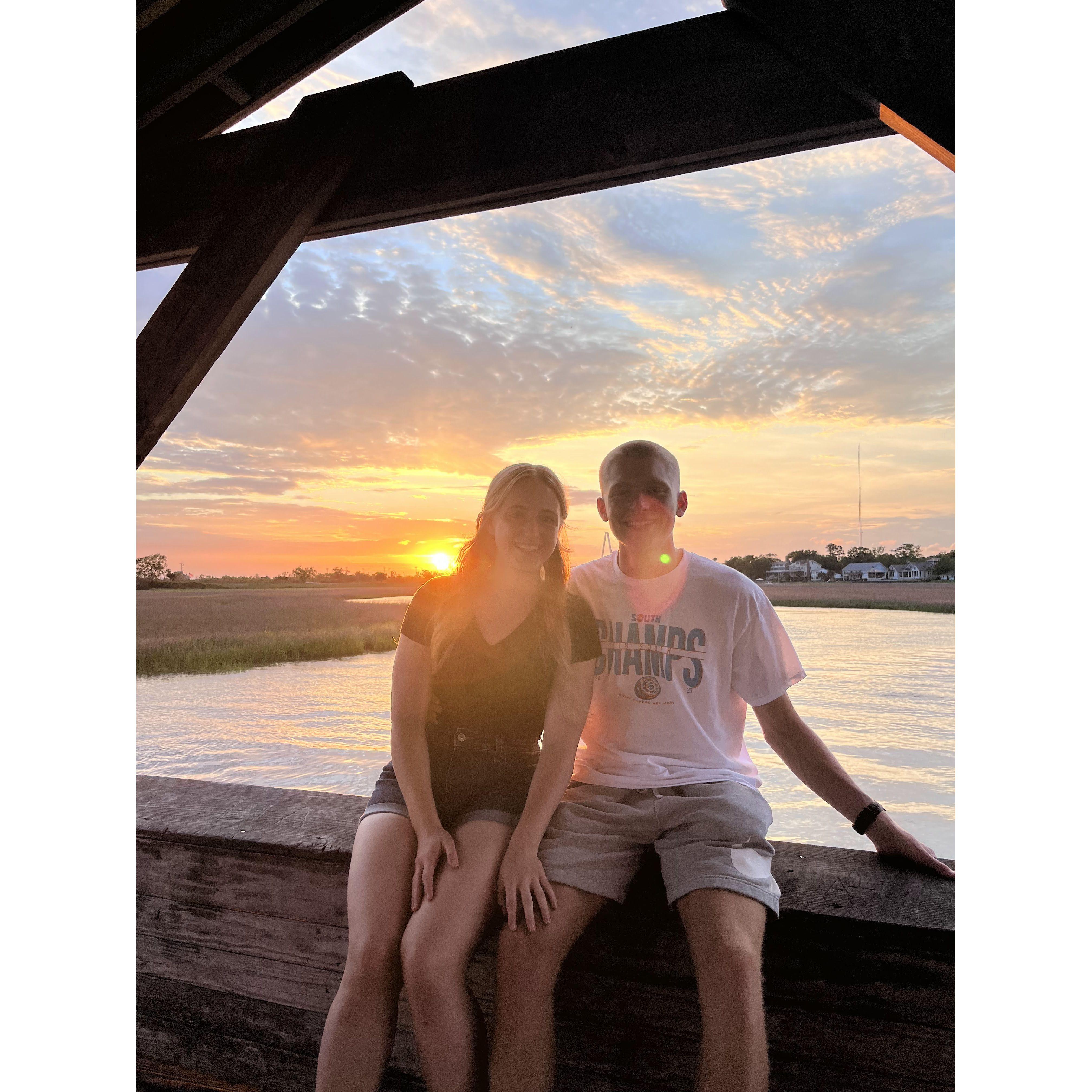 Sunsets in Charleston are just different