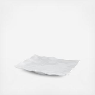 Ruffle Rectangle Melamine Serving Platter