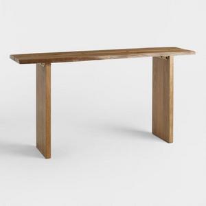 Wood Maleya Live Edge Console Table