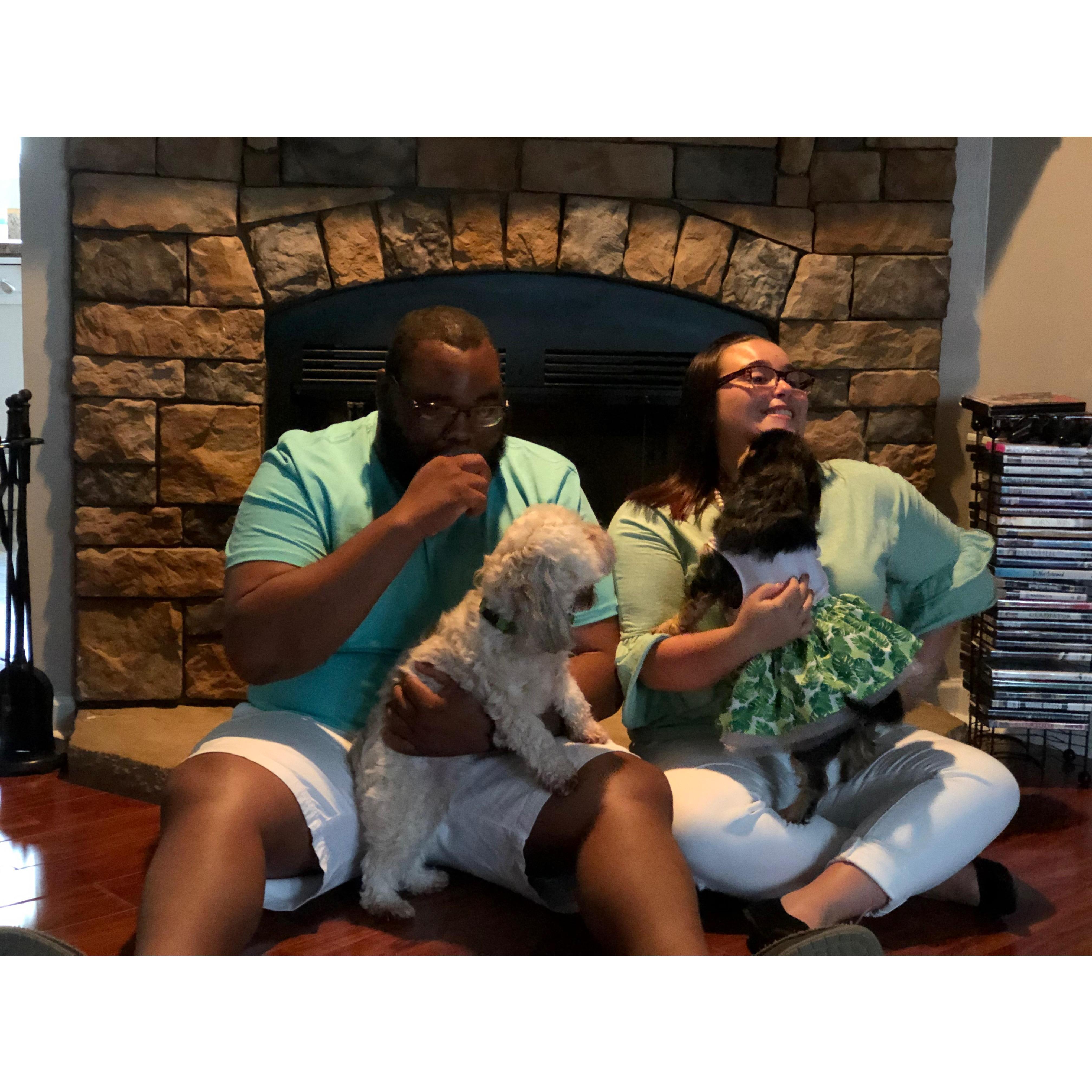 We love our fur babies Athena & Glenn.