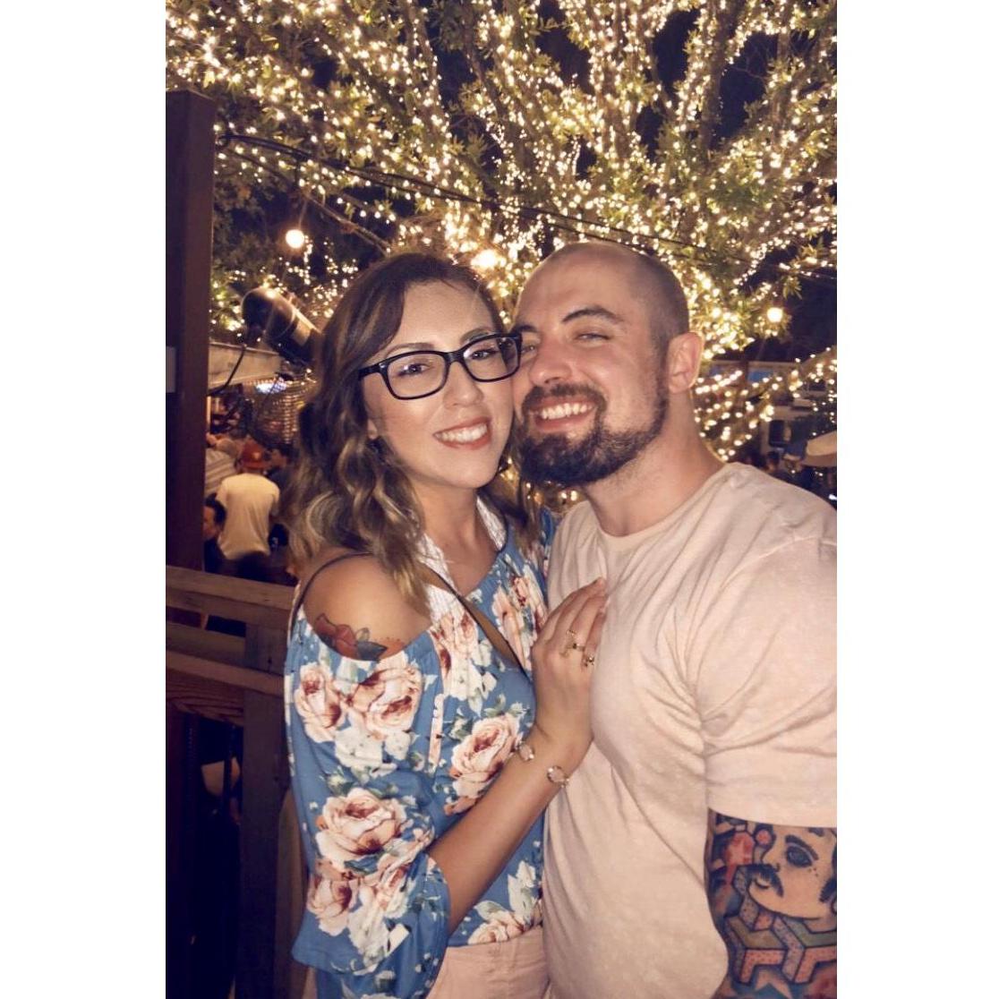 Right after Marc proposed!!