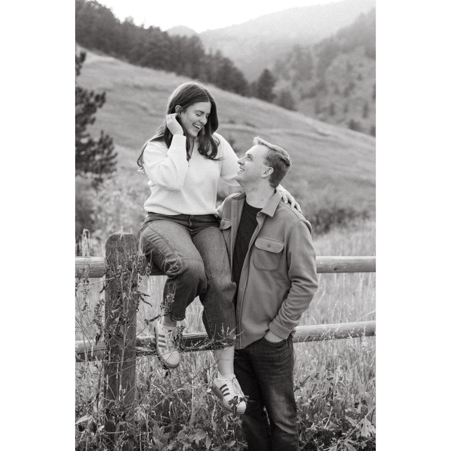Engagement Photos by Christa Tippmann Photography - Chautauqua Park, Boulder