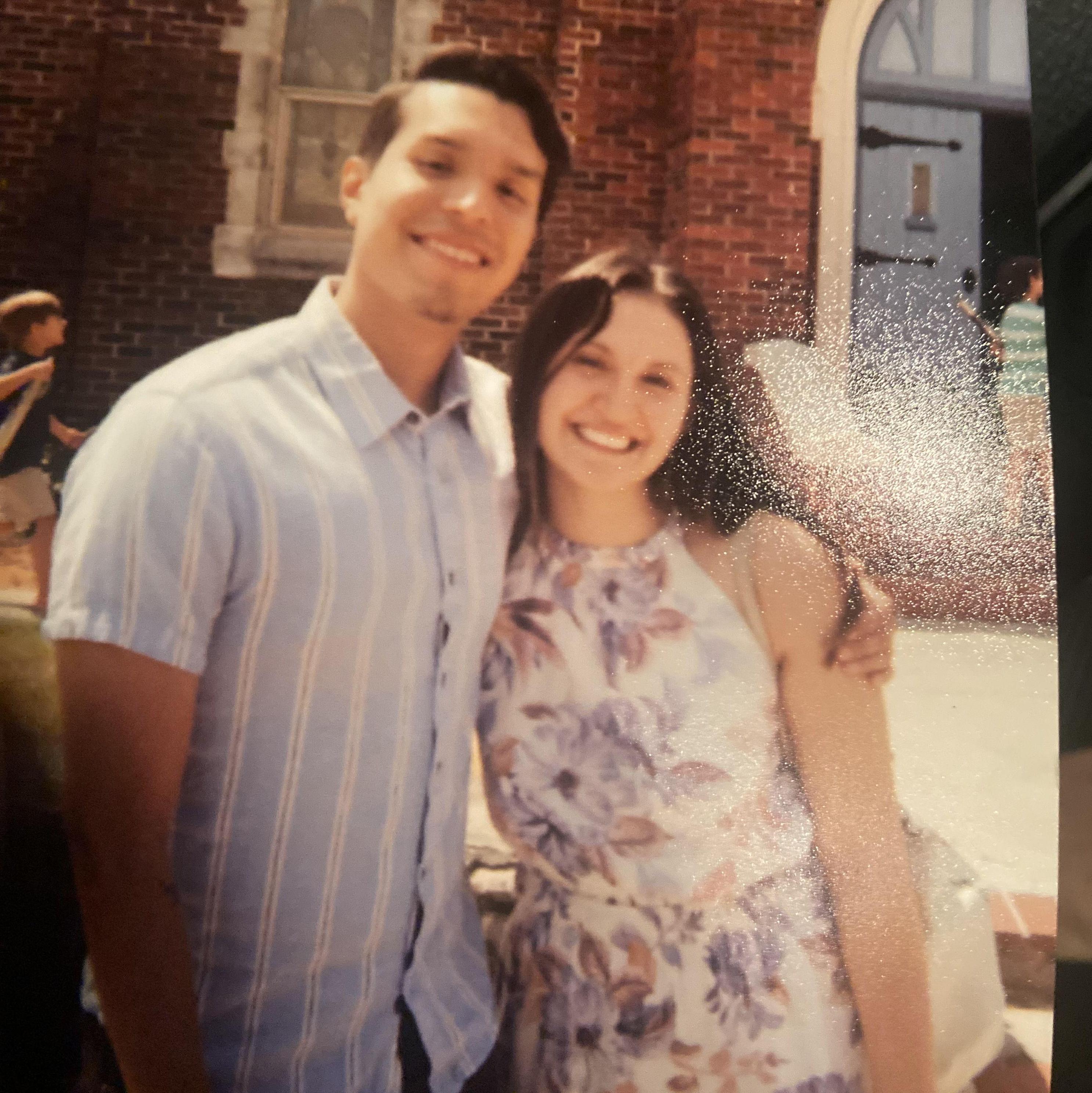 Our first picture at St. Paul! / ¡Nuestra primera foto en San Pablo!