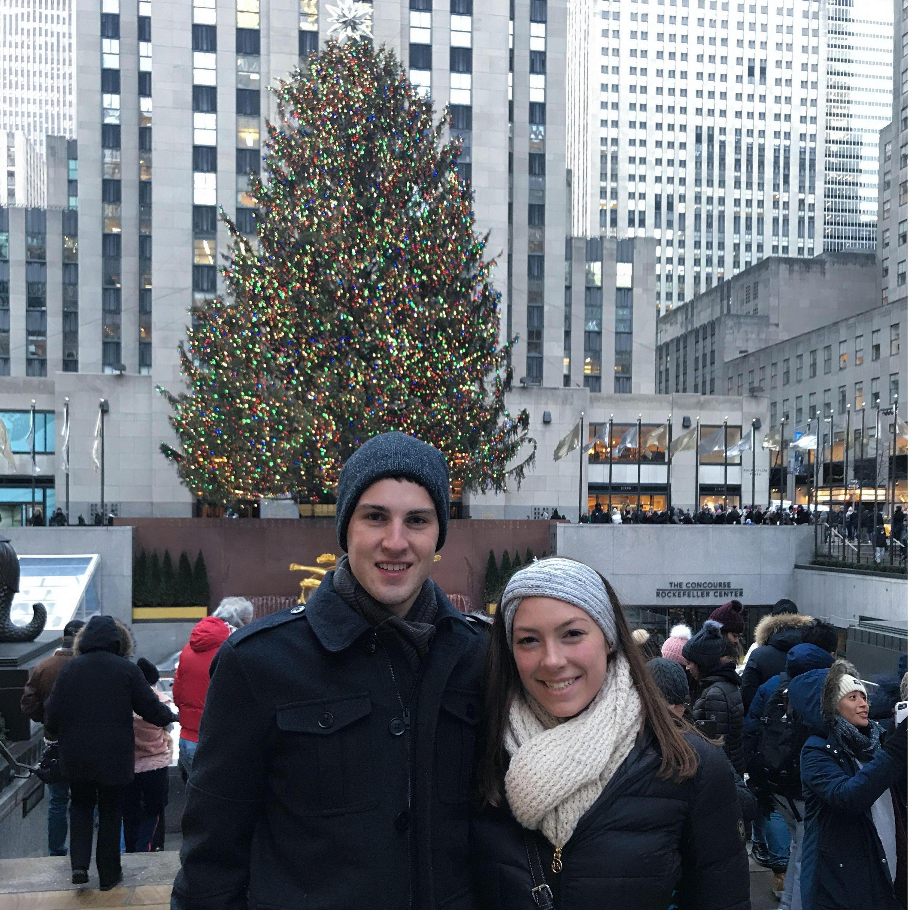 Visited New York in freezing January weather to see Phantom of the Opera