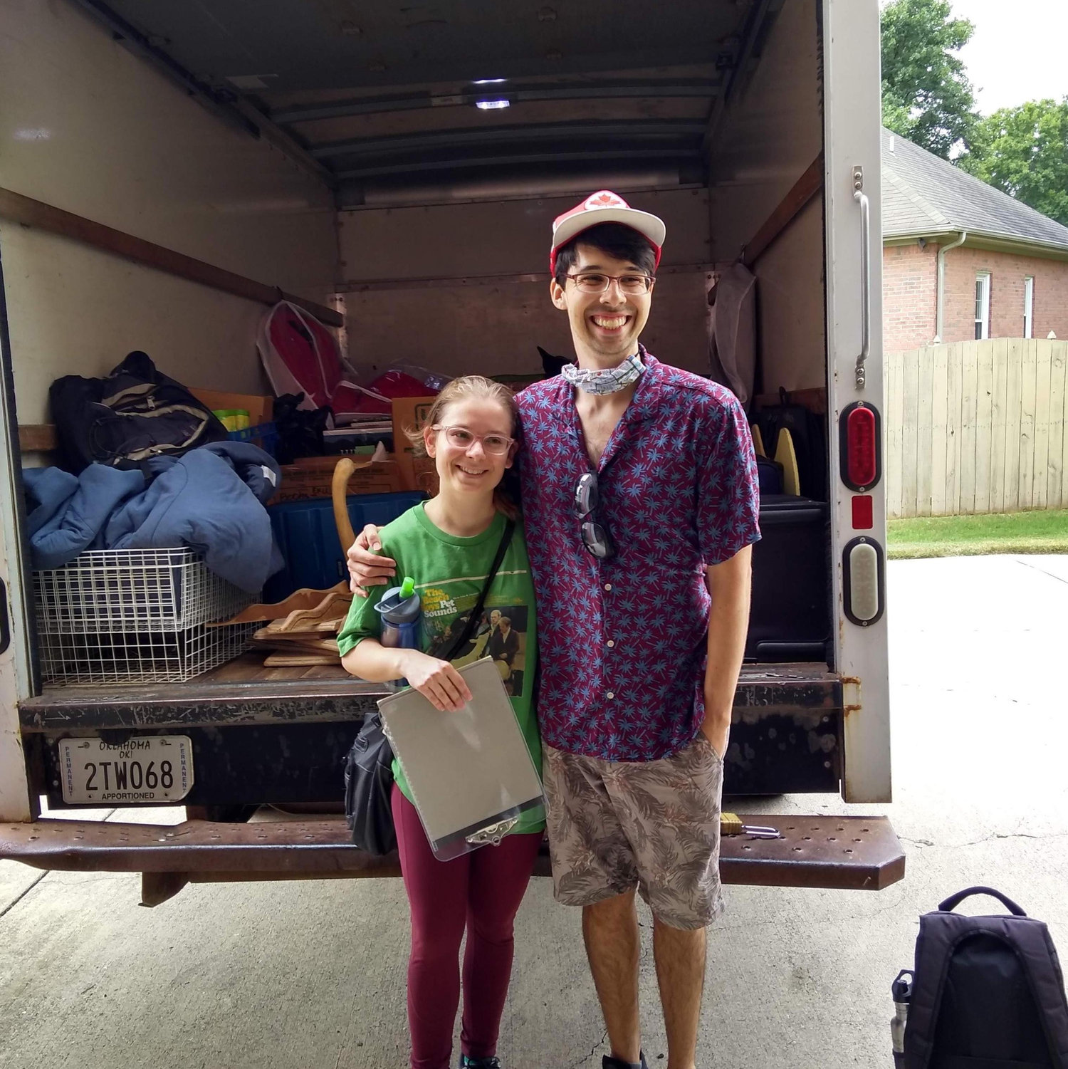 Moving things out of the Huntsville house, September 2021