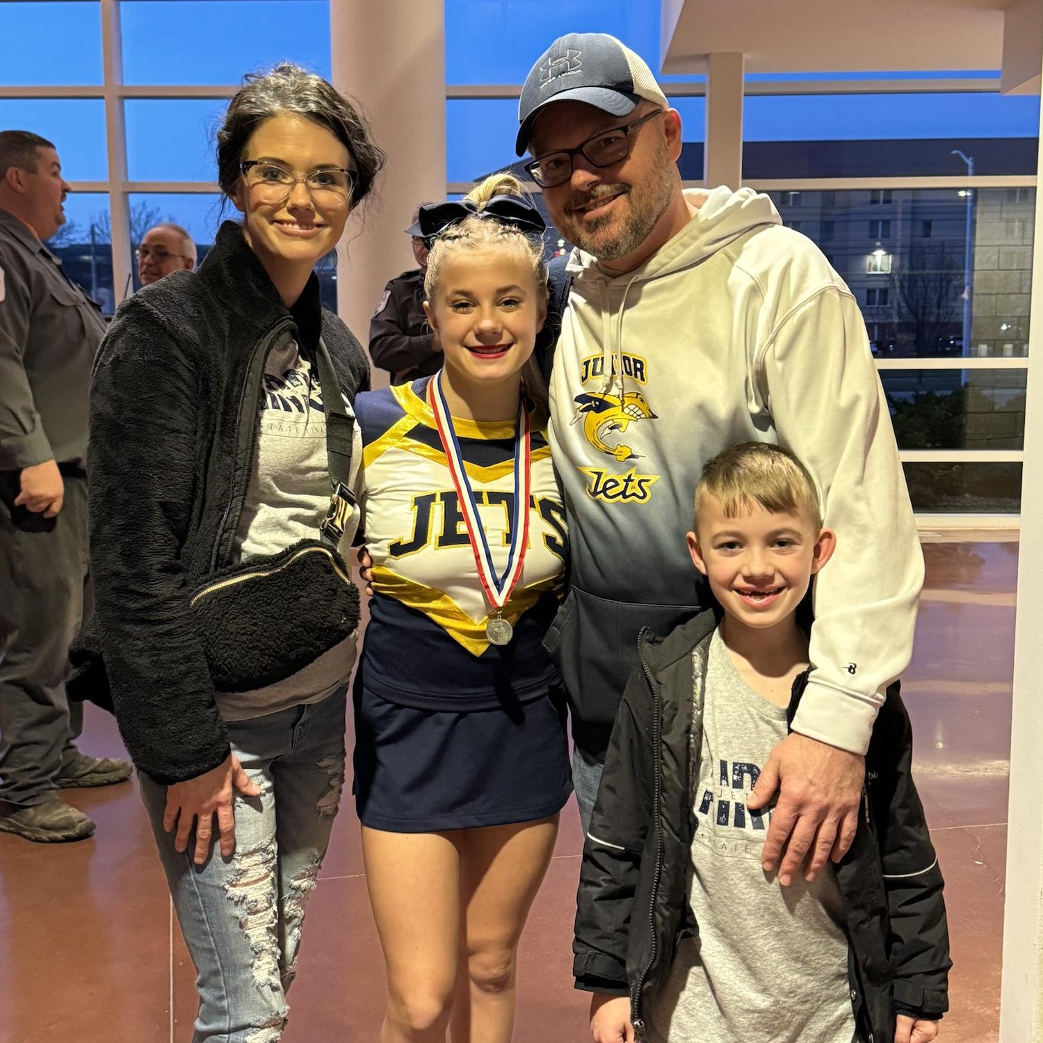 Ryleigh’s Cheer comp/states!!