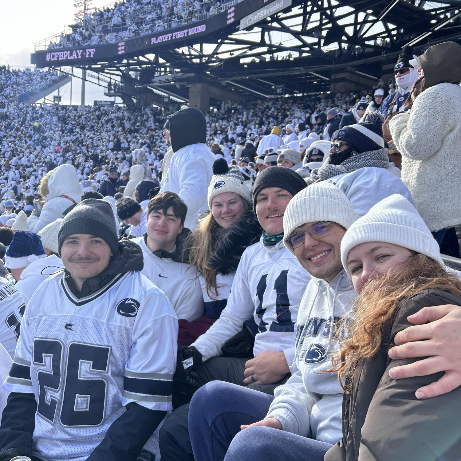 A very cold Penn State game