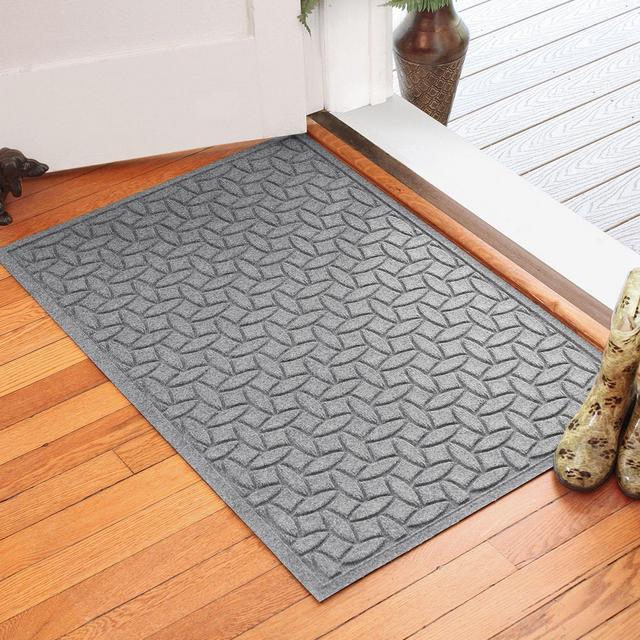 Weather Guard™ Ellipse 30-Inch x 45-Inch Door Mat in Medium Grey