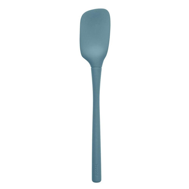 Tovolo Flex-Core All Silicone Spoonula, Tapered Edge, Ergonomic Handle, Heat Resistant