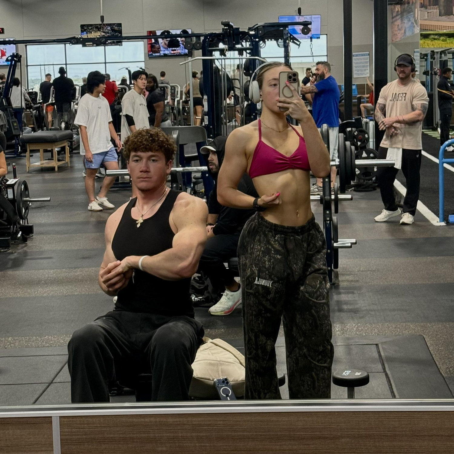 They share a strong passion for the gym together!