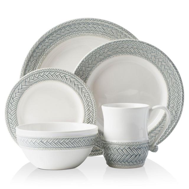 Juliska - Le Panier Grey Mist 5-Piece Setting