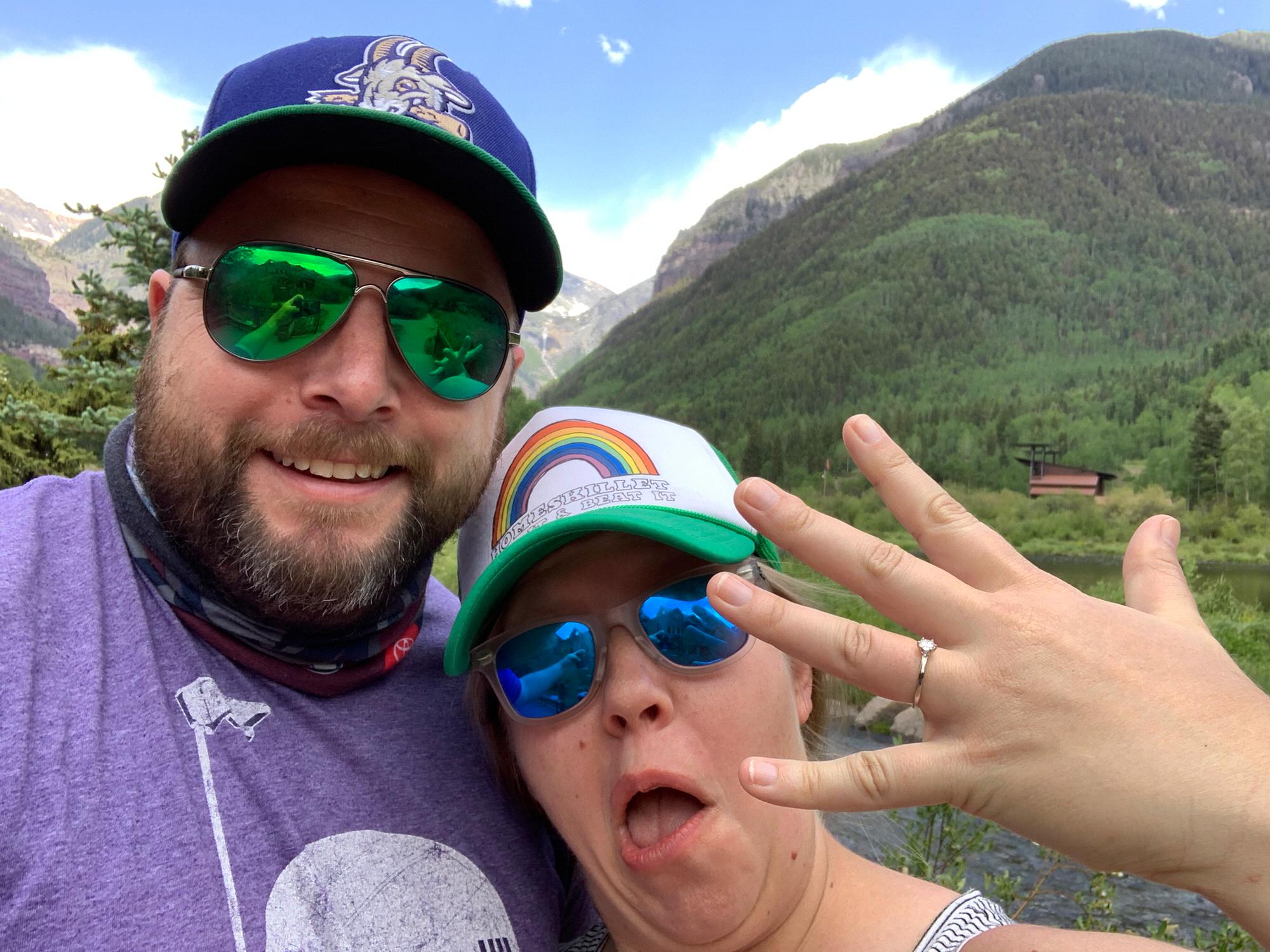 Telluride: He asks me to marry him, I make a face.