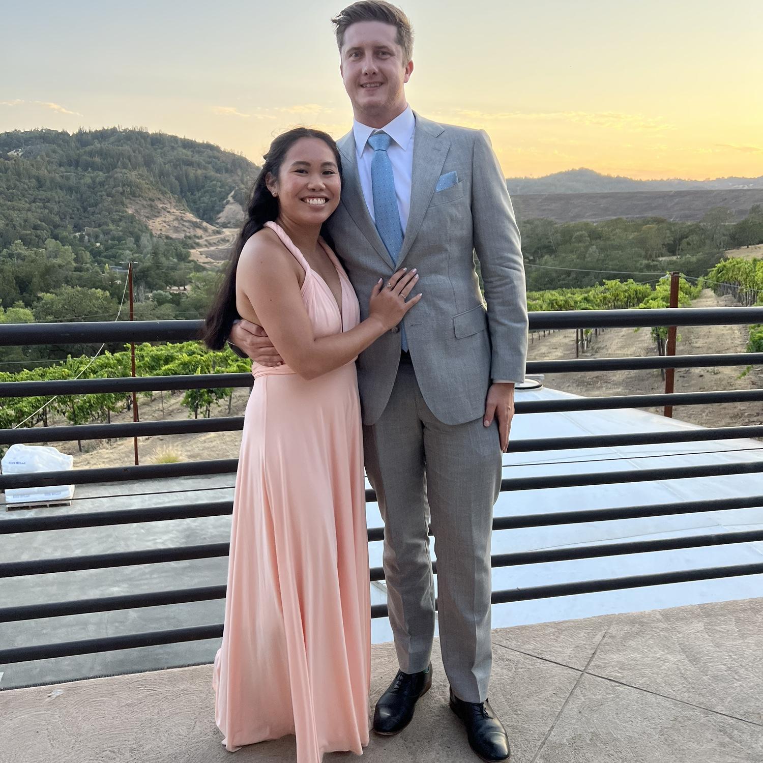 Our first wedding we attended together. Shoutout to Simone and James Ferguson!