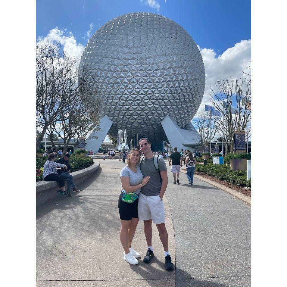 Our first big trip together- Drinking around Epcot and spending time at the beach with friends!