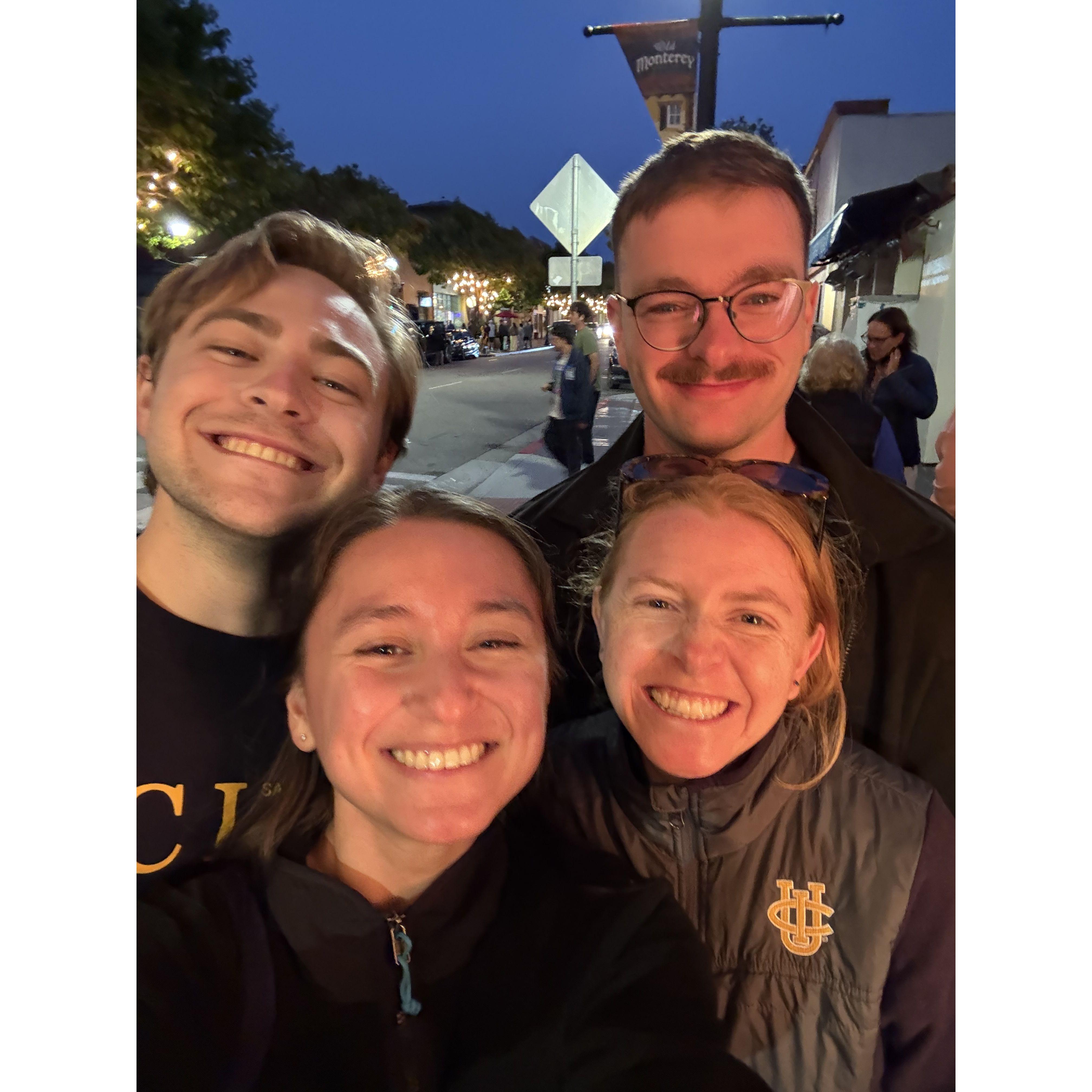 Night with friends in Monterey