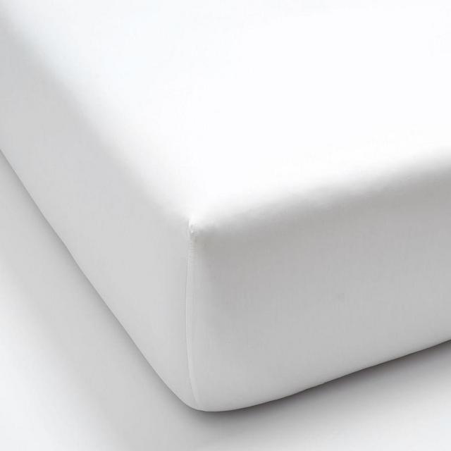 White TENCEL™ Fitted Sheet, King