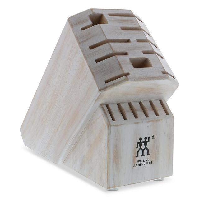 Zwilling J.A. Henckels Pro Rustic White Wood 16-Slot Block