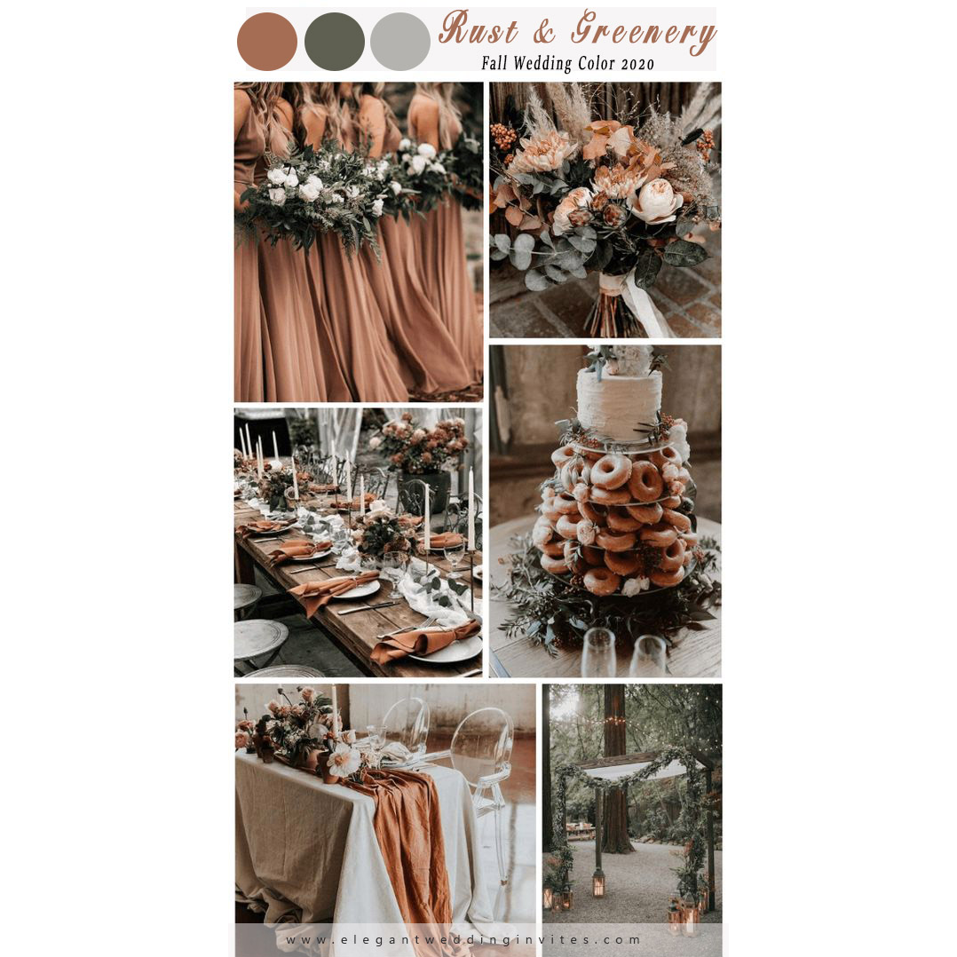 Example of our wedding colors