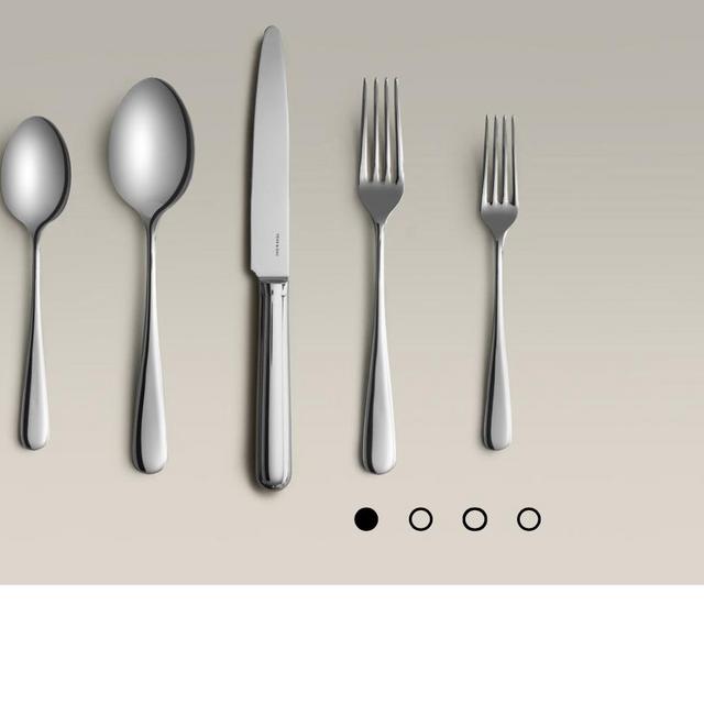 Four-Person Flatware Settings (color POLISHED STEEL)