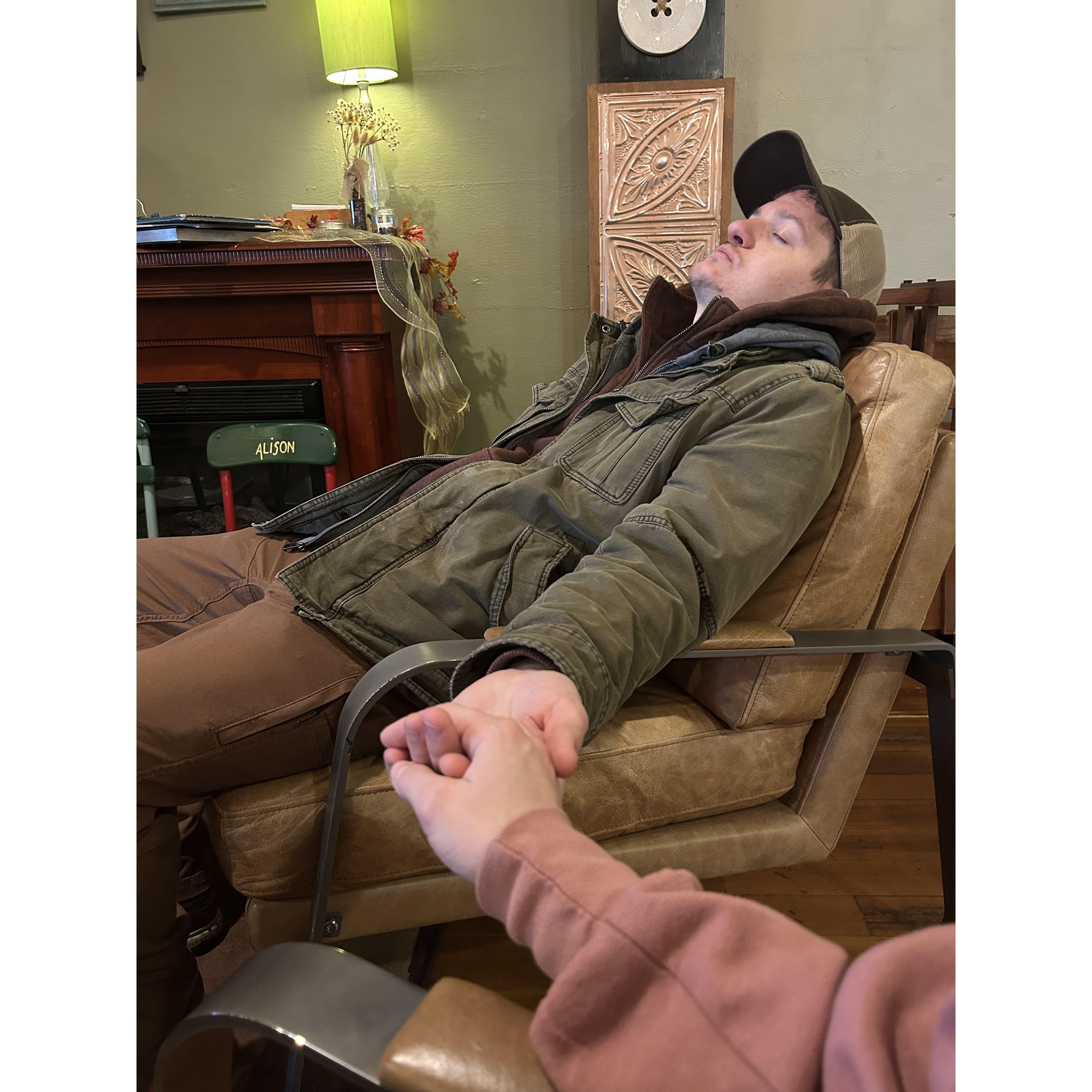 Also a very tired man