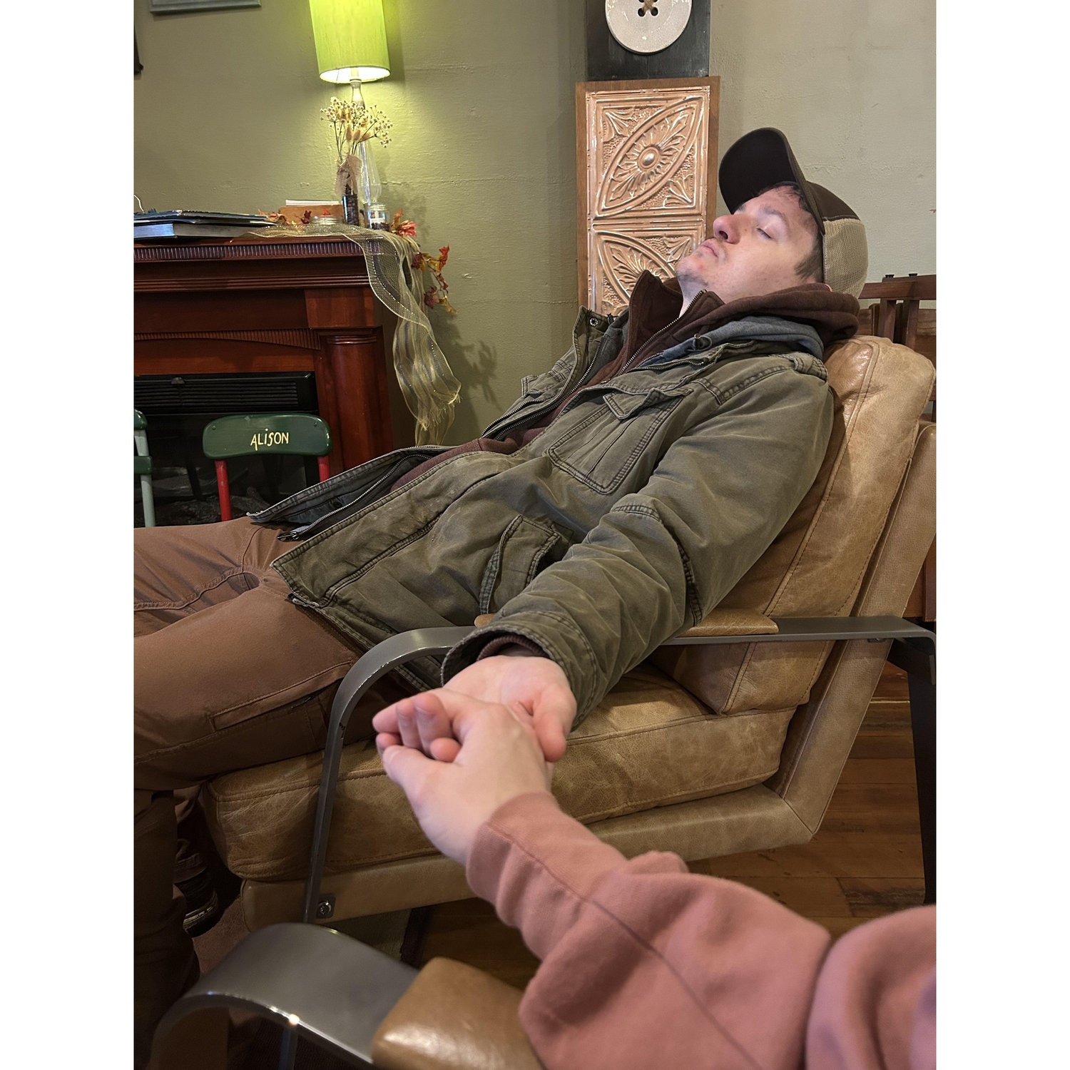 Also a very tired man