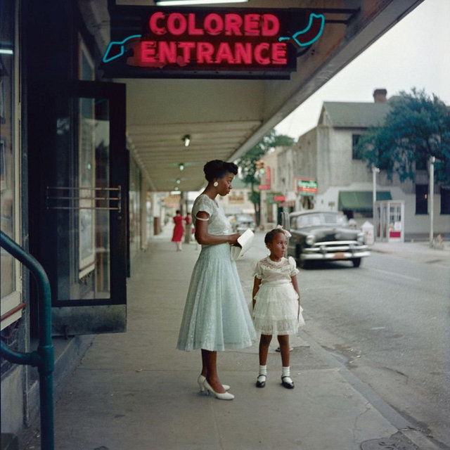 Colored Entrance / Segregation Art / African American / Black History / Store Mobile Alabama/ Gordan Parks / UNFRAMED