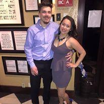 Our anniversary dinner in 2016