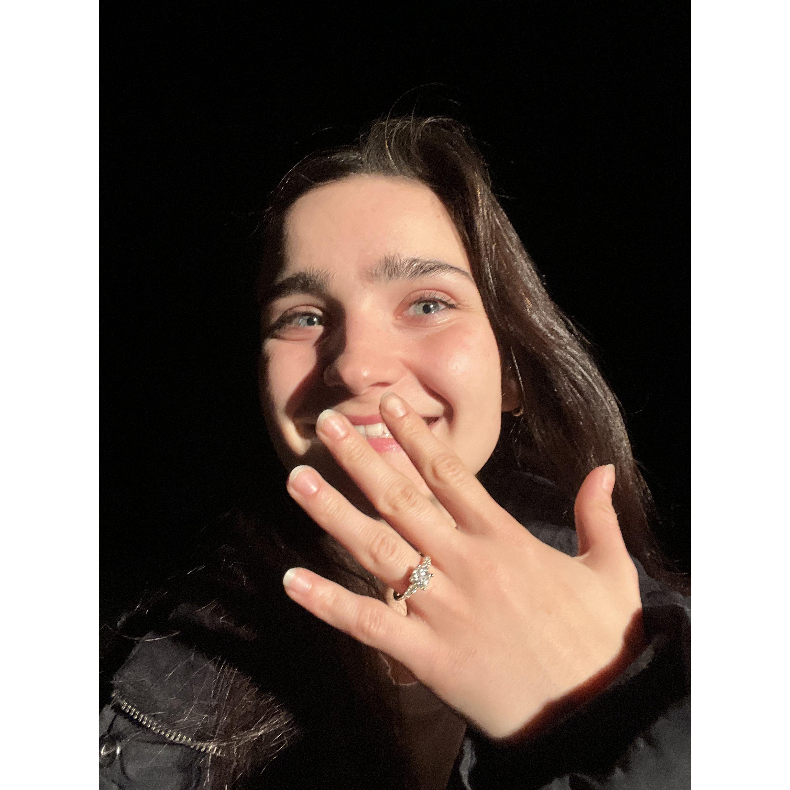 This picture went to EVERYONE after he proposed