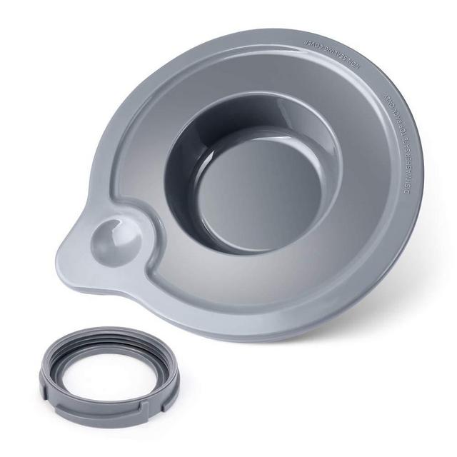 Bowl Cover, Glass Bowl Cover for KitchenAid K5GB 5-Qt 5-Quart Tilt-Head Stand Mixers Glass Bowl Glass Mixing Bowl with Pouring Spout (Mixer Bowl Not Included)