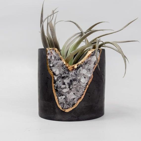 Succulent Geode Planter