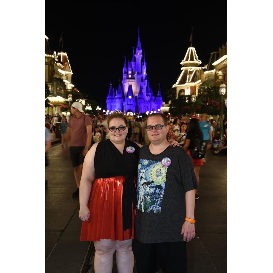 This was the best day ever, nighttime photo on the day they got engaged.
