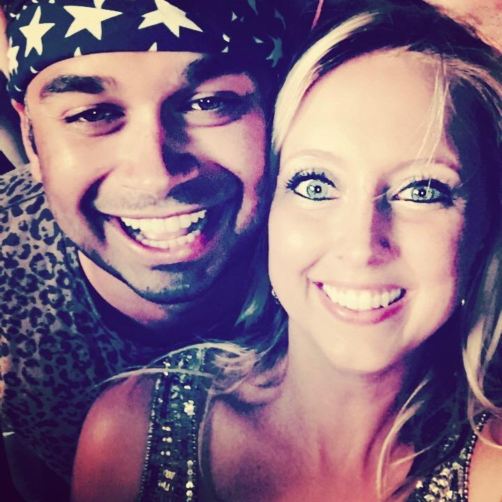 This was taken the first night we met at the Patriotic Festival in Virginia Beach. We’re still holding hands two years later.