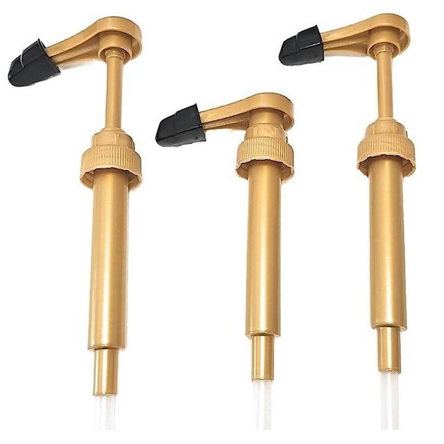Coffee Syrup Pump with Tip Cover. Fits Torani, DaVinci, Jordan’s Skinny Syrups 750ml (25.4 fl.oz) Bottles (Pack of 3). FDA Compliant. BPA Free. Product of Bayside Traders®