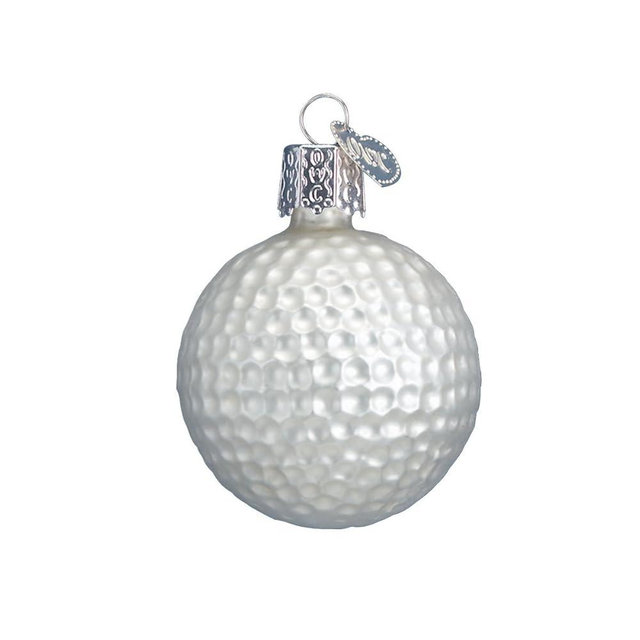 Old World Christmas 2020 Christmas Ornament Golf Ball Glass Blown Ornament for Christmas Tree