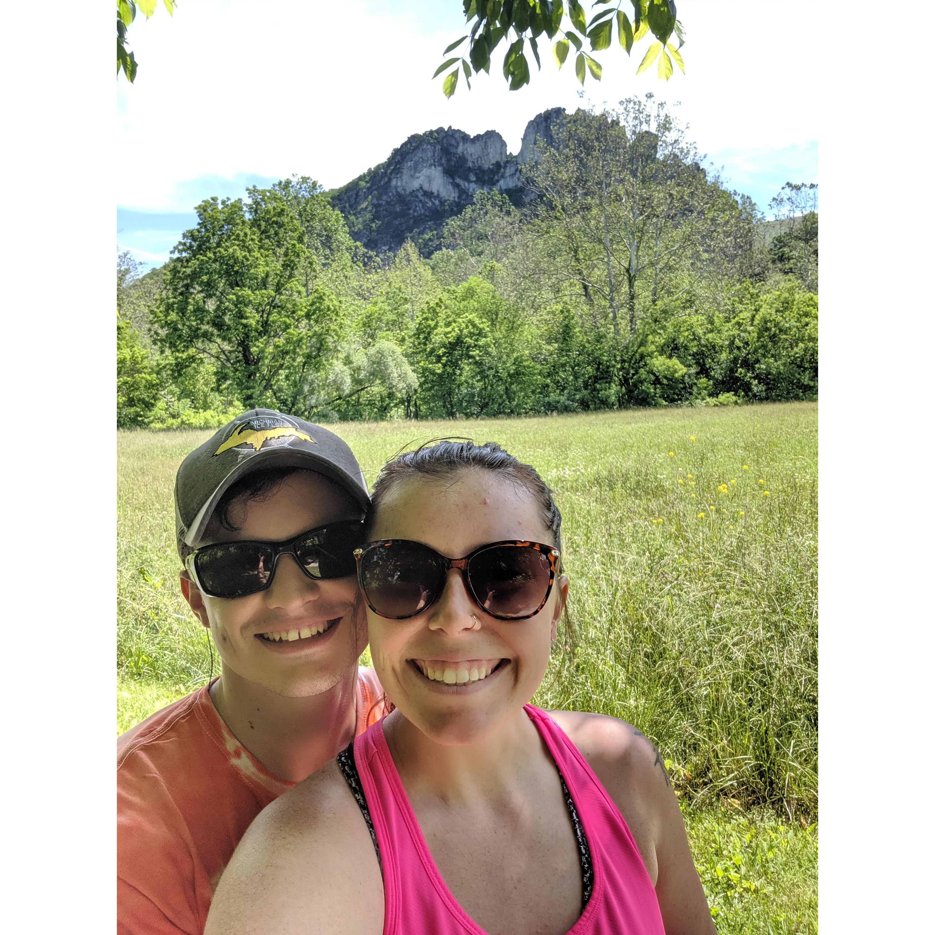 Seneca Rocks, summer 2020