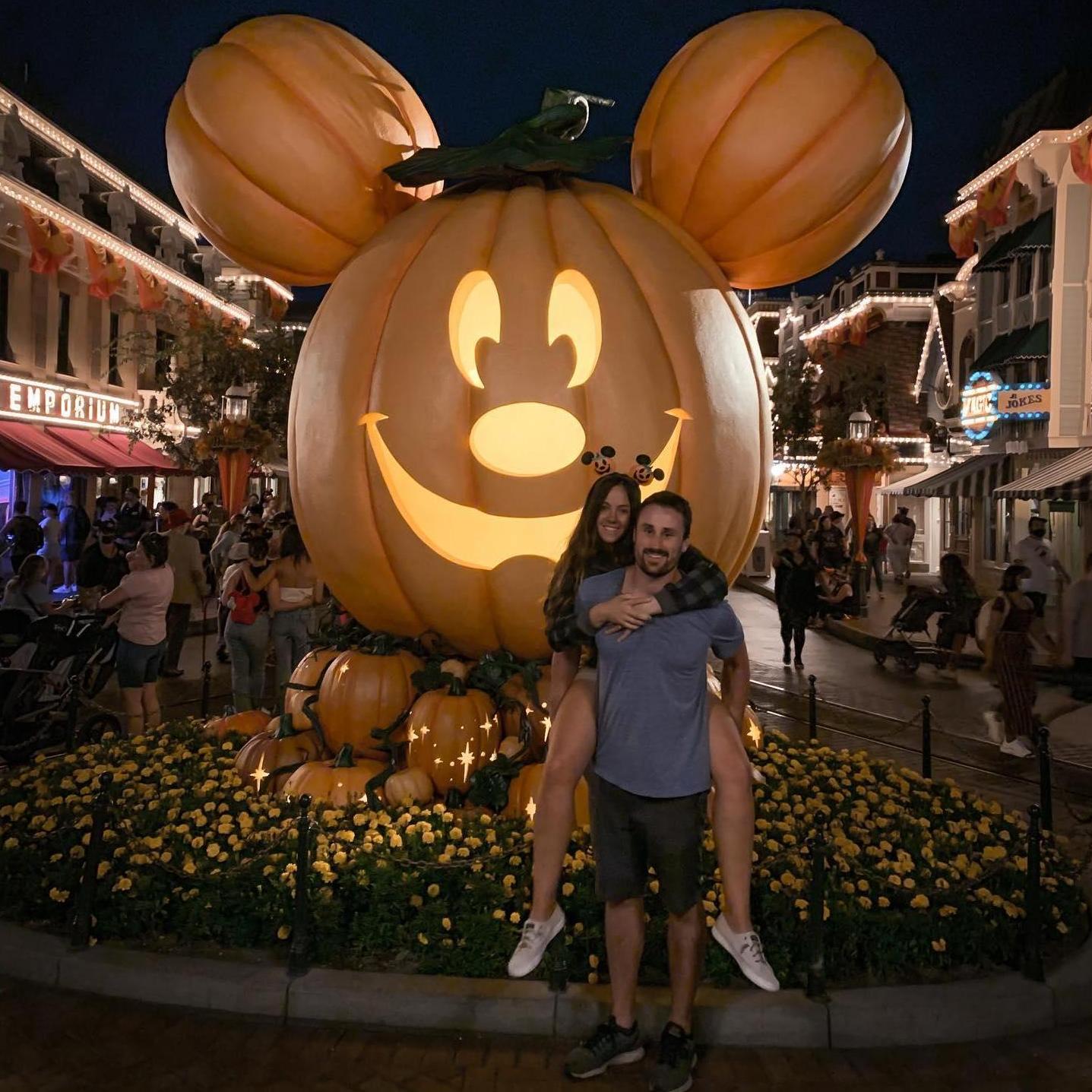 Disneyland during Halloween 2021