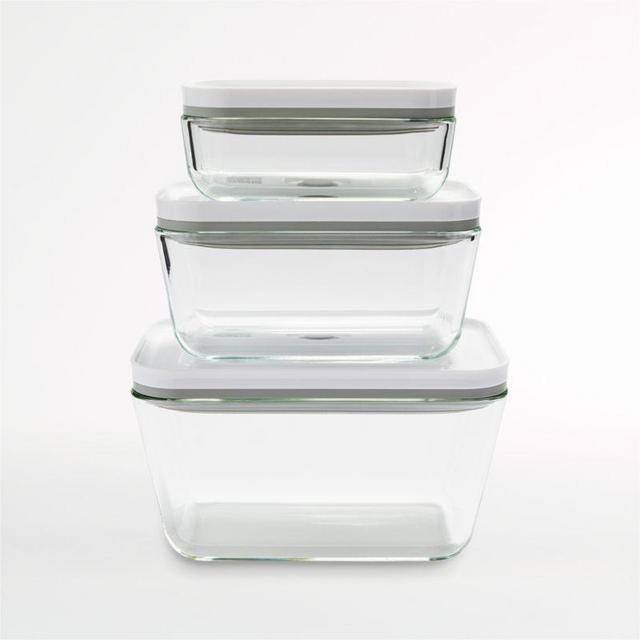 ZWILLING ® Fresh & Save Glass Vacuum Containers, Set of 3