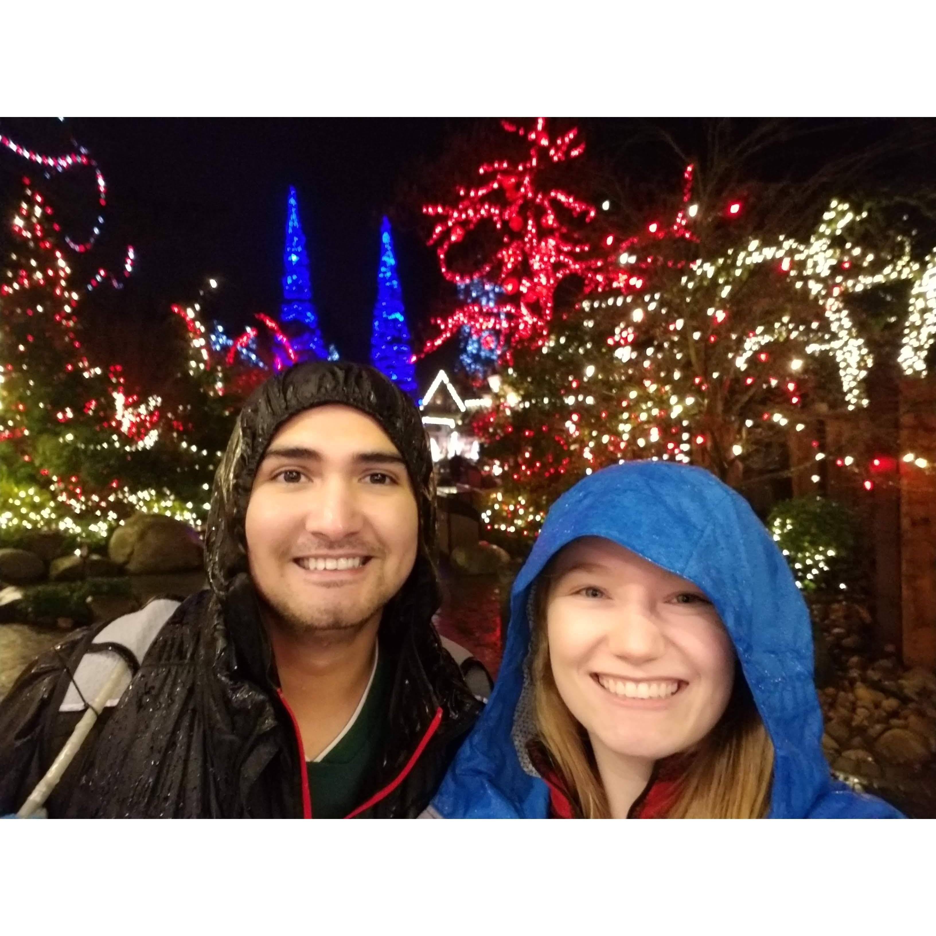 Capilano Suspension Bridge outside of Vancouver, BC in 2019.