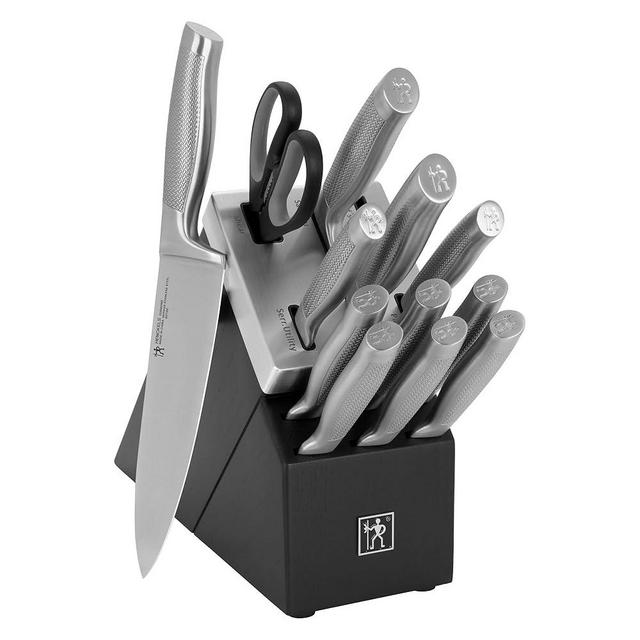 HENCKELS Diamond Knife Block Set, 13, Stainless Steel